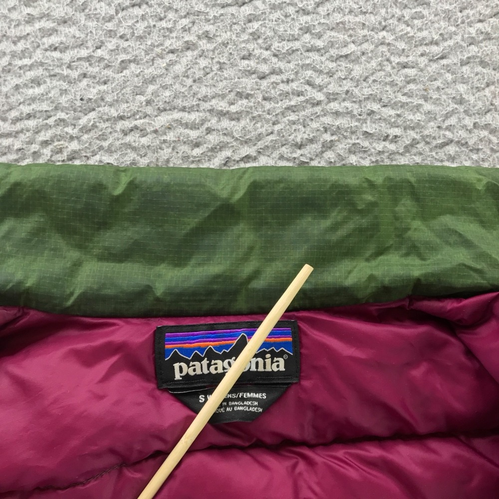 Patagonia Down Sweater Womens Medium Green Insulated Lightweight Puffer Jacket - Picture 15 of 16